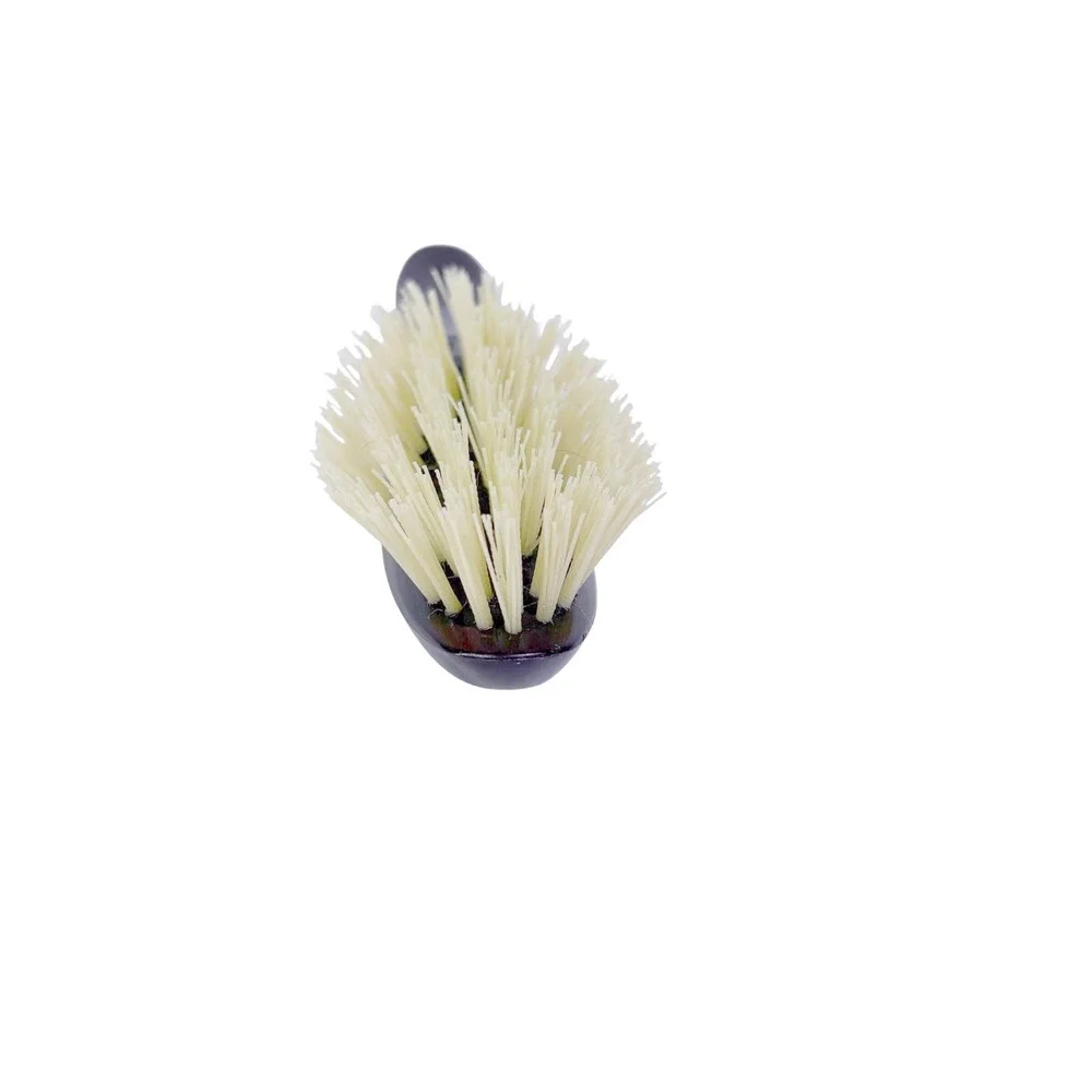 Vtg Avon Natural Performance Flair Hair Brush Brown Handle 7 Row Plastic Bristle